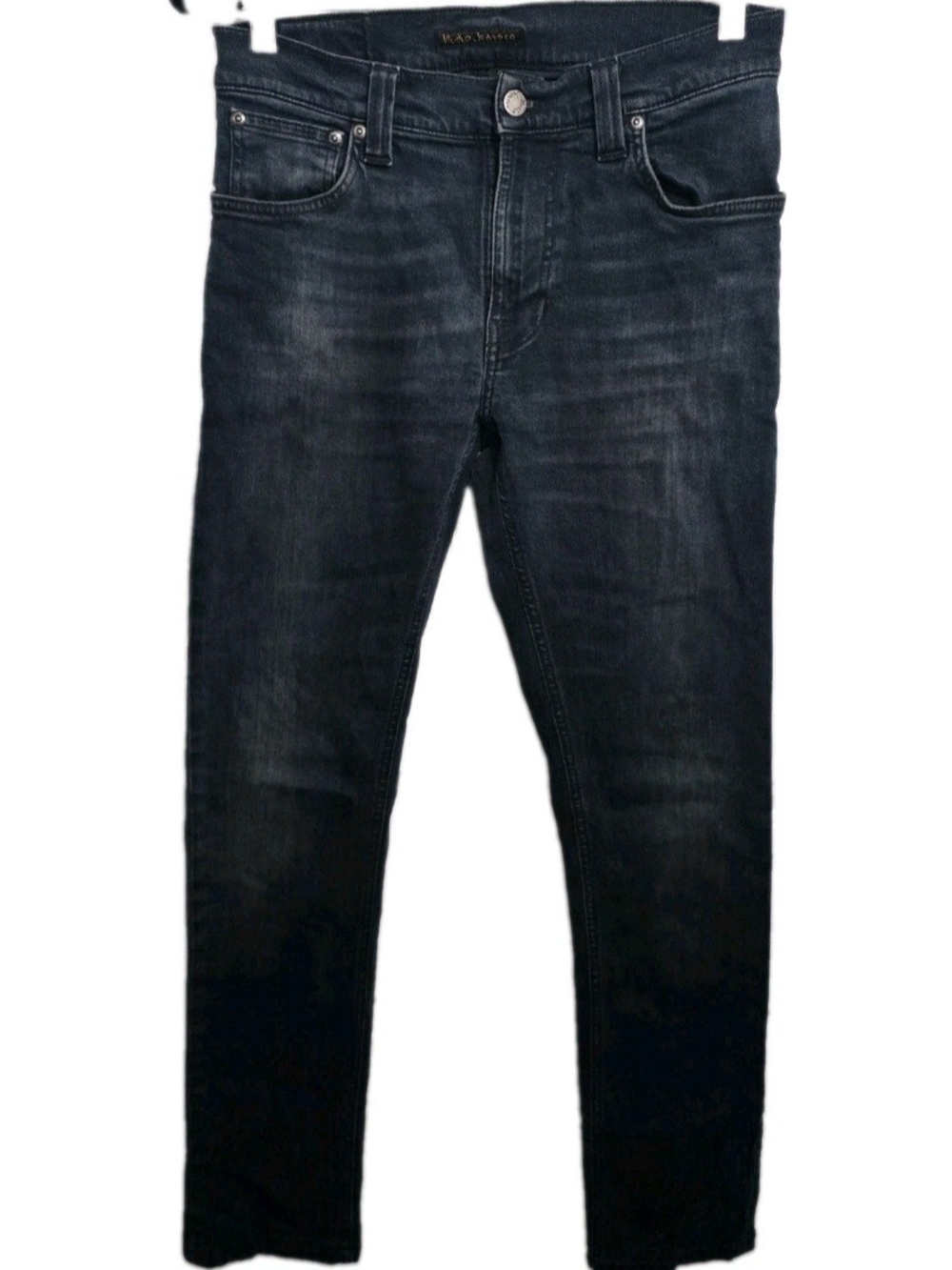 Nudie Jeans Thin Finn Org Blue Strike Navy Slim Fit Denim Jeans W30 L34 (30x30)